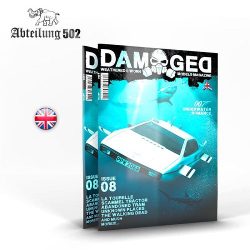 AK Interactive ABT728 DAMAGED, Worn and Weathered Models Magazine - 08 (English)