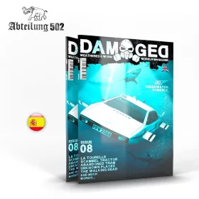   AK Interactive ABT729 DAMAGED, Worn and Weathered Models Magazine - 08 (Spanish)