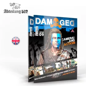  AK Interactive ABT734 DAMAGED, Worn and Weathered Models Magazine - 09 (English)
