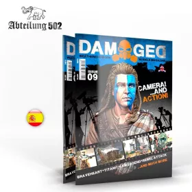   AK Interactive ABT735 DAMAGED, Worn and Weathered Models Magazine - 09 (Spanish)