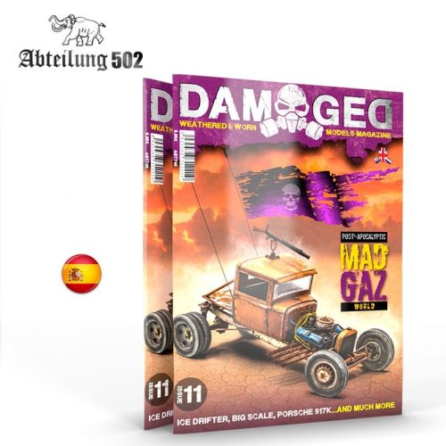 AK Interactive ABT741 DAMAGED, Worn and Weathered Models Magazine - 11 (Spanish)