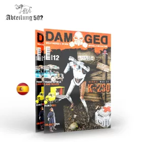   AK Interactive ABT743 DAMAGED, Worn and Weathered Models Magazine - 12 (Spanish)