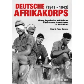   AK Interactive ABT753 DEUTSCHE AFRIKA KORPS (1941 - 1943) (English) könyv makettezéshez