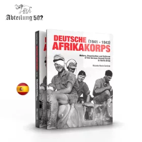   AK Interactive ABT754 DEUTSCHE AFRIKA KORPS (1941 - 1943) (Spanish) - könyv makettezéshez