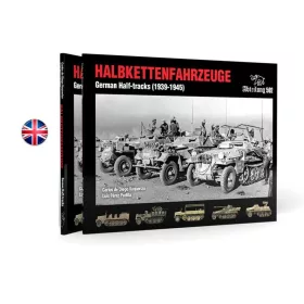   AK Interactive ABT758 HALBKETTENFAHRZEUGE - GERMAN HALF-TRACKS (1939-1945) - English - könyv makettezéshez