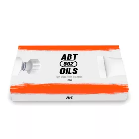   AK Interactive AKABT1000 SPECIAL BOX FULL RANGE ABT 502 OILS olajfesték készlet makettezéshez