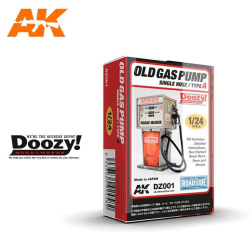 AK Interactive DZ001 OLD GAS PUMP SINGLE NOSE / TYPE A - műgyanta kiegészítő