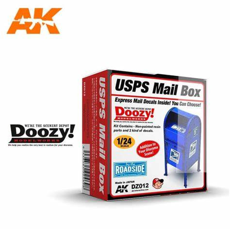 AK Interactive DZ012 UPS MAIL BOX - műgyanta kiegészítő