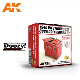   AK Interactive DZ023 1940 WESTINGHOUSE COCA COLA COOLER - műgyanta kiegészítő