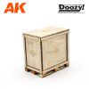 AK Interactive DZ037 WOODEN BOX AUTO PARTS 1/24