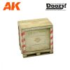 AK Interactive DZ037 WOODEN BOX AUTO PARTS 1/24