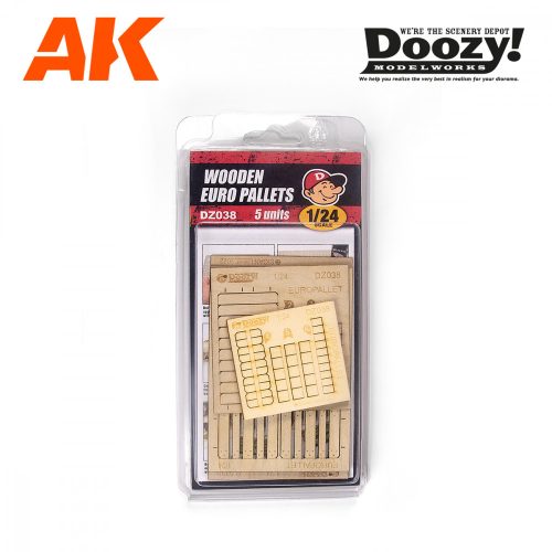 AK Interactive DZ038 WOODEN EURO PALLET 1/24