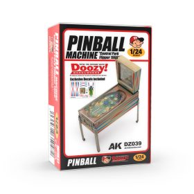   AK Interactive DZ039 PINBALL MACHINE “Central Park Flipper 1966” 1/24 LIMITED EDITION - műgyanta kiegészítő