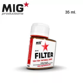   AK Interactive F242 Tan for Tritonal Camo 35 ml - Filter makettezéshez
