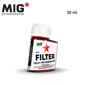   AK Interactive F427 Violet for German Grey 35ml - Viola filter német szürke színhez