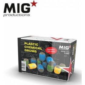   AK Interactive MP35-110 PLASTIC CHEMICAL DRUM 1/35 - dioráma kiegészítők