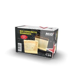   AK Interactive MP35-276 BIG CONCRETE BARRIERS IRAK MILITARY TYPE 1/35 - dioráma kiegészítők