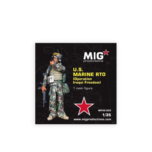 AK Interactive MP35-333 U.S. MARINE RTO (Operation Iraqui Freedom) 1/35 figura makett