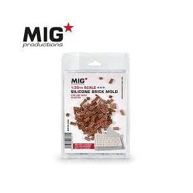   AK Interactive MP35-400 SILICONE BRICK MOLD 1/35 - dioráma kiegészítők