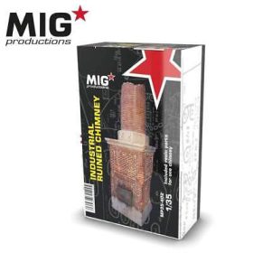   AK Interactive MP35-402 INDUSTRIAL RUINED CHIMNEY 1/35 - dioráma kiegészítők
