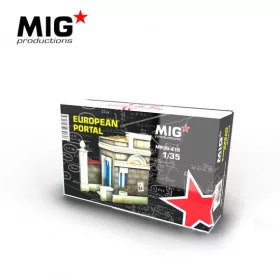   AK Interactive MP35-415 EUROPEAN PORTAL 1/35 - épület makett