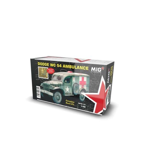 AK Interactive MP48-197 US DODGE WC54 AMBULANCE 1/48 katonai makett