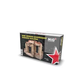   AK Interactive MP72-081 GERMAN DAMAGED BUILDING 1/72 épület makett