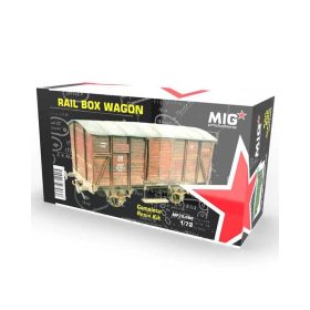   AK Interactive MP72-082 RAIL BOX WAGON RESIN KIT 1/72 vasút makett