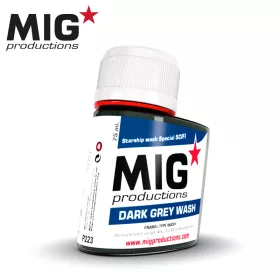   AK Interactive P223 Dark Grey Wash 75ml - sötétszürke bemosó