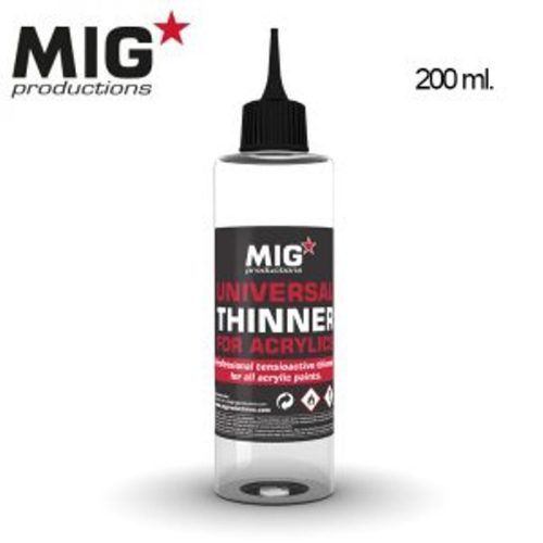 AK Interactive P263 Universal Thinner for Acrylics 200ml - Hígító akrilfestékekhez