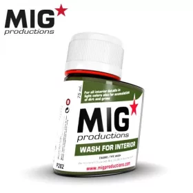  AK Interactive P282 Wash for interior 75ml - Bemosó belső terekhez