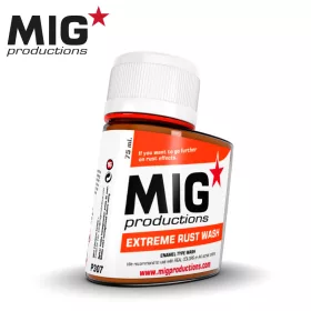   AK Interactive P307 Extreme Rust Wash 75ml - Öreg rozsda bemosó