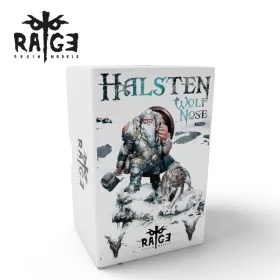   AK Interactive RAGE001 HALSTEN WOLF NOSE (90 mm scale) figura makett - 90 mm