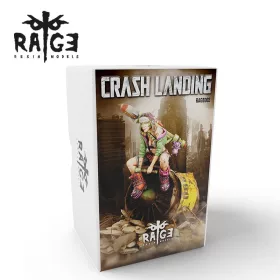   AK Interactive RAGE002 CRASH LANDING (90 mm scale) figura makett - 90 mm