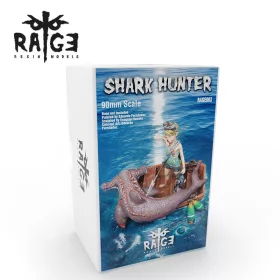   AK Interactive RAGE003 SHARK HUNTER RESIN FIGURE (90 mm scale) figura makett - 90 mm