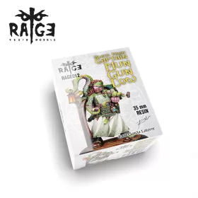   AK Interactive RAGE012 Mun Gun Low, Black Moon Captain (35mm) figura makett - 35 mm