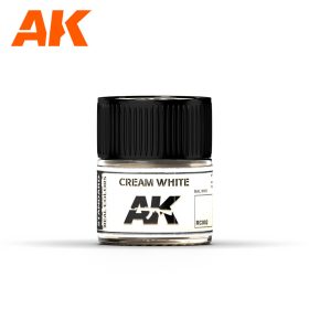  AK Interactive RC002 Cream White RAL 9001 10 ml - Akril lakk bázisú makett festék
