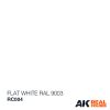 AK Interactive RC004 Flat White 10 ml - Akril lakk bázisú makett festék