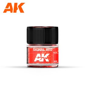   AK Interactive RC005 Signal Red 10 ml - Akril lakk bázisú makett festék