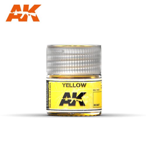 AK Interactive RC007 Yellow 10 ml - Akril lakk bázisú makett festék