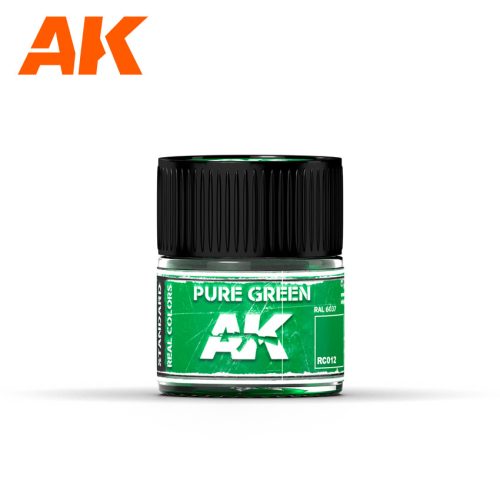 AK Interactive RC012 Pure Green 10 ml - Akril lakk bázisú makett festék