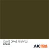 AK Interactive RC023 Olive Drab Nº9/Nº22 10 ml - Akril lakk bázisú makett festék