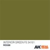 AK Interactive RC028 Light Green FS 34151 10 ml - Akril lakk bázisú makett festék