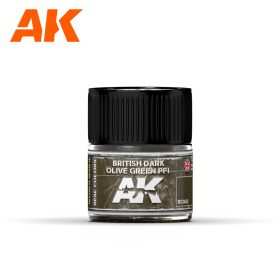   AK Interactive RC042 British Dark Olive Green PFI 10 ml - Akril lakk bázisú makett festék