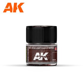   AK Interactive RC045 BSC Nº49 Light Purple Brown 10 ml - Akril lakk bázisú makett festék