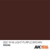 AK Interactive RC045 BSC Nº49 Light Purple Brown 10 ml - Akril lakk bázisú makett festék