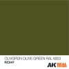 AK Interactive RC047 Olivgrün-Olive Green RAL 6003 10 ml - Akril lakk bázisú makett festék