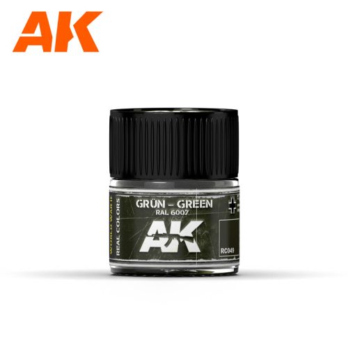 AK Interactive RC049 Grün-Green RAL 6007 10 ml - Akril lakk bázisú makett festék