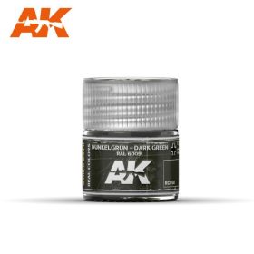   AK Interactive RC050 Dunkelgrün-Dark Green RAL 6009 10 ml - Akril lakk bázisú makett festék