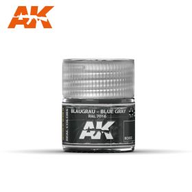   AK Interactive RC055 Blaugrau-Blue Grey RAL 7016 10 ml - Akril lakk bázisú makett festék